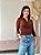 BLUSA CACHECOUR CAROL MARROM - Imagem 2