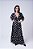 VESTIDO LONGO POA PRETO - Imagem 1