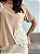 BLUSA COM DETALHE EM CROCHÊ BEGE - Imagem 2