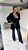 CARDIGAN PETALAS PRETO - Imagem 2