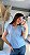 BLUSA MODAL BIA AZUL - Imagem 1