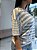 BLUSA LISTRADA AMORE AZUL/OFF - Imagem 2