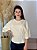 BLUSA OMBRO DESLOCADO BEGE - Imagem 1