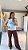 BLUSA COM DETALHE BOLSO CROCHÊ AZUL - Imagem 1