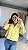 CAMISA CROPPED TRICOLINE AMARELO - Imagem 3