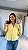 CAMISA CROPPED TRICOLINE AMARELO - Imagem 2