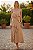 VESTIDO BABADOS BEGE - Imagem 1