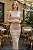 VESTIDO DRAPEADO BEGE - Imagem 1