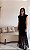 VESTIDO FRANJA PRETO - Imagem 1