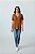 BLUSA DECOTE V GUIPIR CARAMELO - Imagem 2