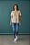 BLUSA DECOTE V GUIPIR BEGE - Imagem 2