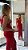 VESTIDO MODAL FRANJA VERMELHO - Imagem 1