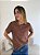 T-SHIRT CAROL MARROM - Imagem 1