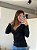 BLUSA CACHECOUER OLIVIA PRETO - Imagem 1