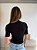 BLUSA CANELADA PRETA - Imagem 3