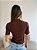 BLUSA CANELADA MARROM - Imagem 3