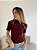 BLUSA CANELADA BORDO - Imagem 1