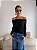 BLUSA RENDA OMBRO A OMBRO PRETA - Imagem 2
