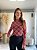 BLUSA XADREZ TULE BORDO - Imagem 1