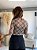 BLUSA XADREZ TULE MARROM - Imagem 4