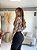 BLUSA XADREZ TULE MARROM - Imagem 3