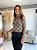 BLUSA XADREZ TULE MARROM - Imagem 2