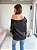 BLUSA CETIM LUIZA PRETO - Imagem 2