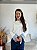 BLUSA MODAL COM TRICOLINE BRANCO - Imagem 1