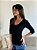 BLUSA COM RENDA DUDA PRETA - Imagem 4