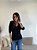 BLUSA COM RENDA DUDA PRETA - Imagem 2