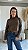 BLUSA MODAL LAIS MARROM - Imagem 1