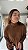 BLUSA MODAL AMPLA CARAMELO - Imagem 2