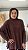 BLUSA MODAL AMPLA MARROM - Imagem 2