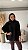 BLUSA MODAL AMPLA PRETO - Imagem 1