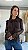 BLUSA RENDA MARJORIE MARROM - Imagem 1