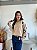 BLUSA MODAL FLOWERS BEGE - Imagem 5
