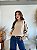 BLUSA MODAL FLOWERS BEGE - Imagem 2