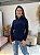 BLUSA MODAL ZIPER MARINHO - Imagem 1