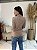 BLUSA MODAL ZIPER BEGE ESCURO - Imagem 3