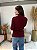 BLUSA MODAL ZIPER BURGUNDY - Imagem 3