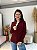BLUSA MODAL ZIPER BURGUNDY - Imagem 1