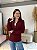 BLUSA MODAL ZIPER BURGUNDY - Imagem 2
