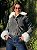 JAQUETA JEANS PELE PRETO - Imagem 5