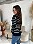 BLUSA MODAL LISTRADO PRETO - Imagem 3