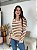 BLUSA MODAL LISTRADO BEGE - Imagem 3