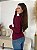 BLUSA MODAL DEBORAH BURGUNDY - Imagem 3