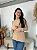 BLUSA MODAL DEBORAH BEGE - Imagem 1