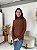 BLUSA MODAL DEBORAH MARROM - Imagem 1
