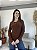 BLUSA MODAL ANA JULIA MARROM - Imagem 1