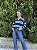 BLUSA MODAL LISTRA MARINHO/AZUL BEBE - Imagem 1